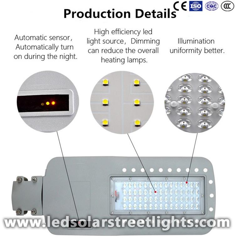 Details of solar highway lighting system