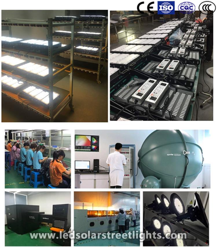 Production process  of high mast flood light