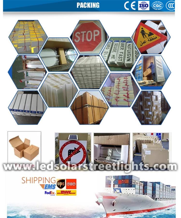 Deliver,Shipping and Serving of reflective street signs