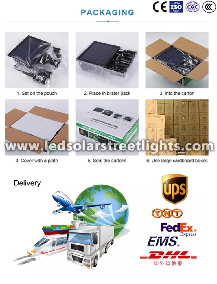 Deliver,Shipping and Serving of solar path lights
